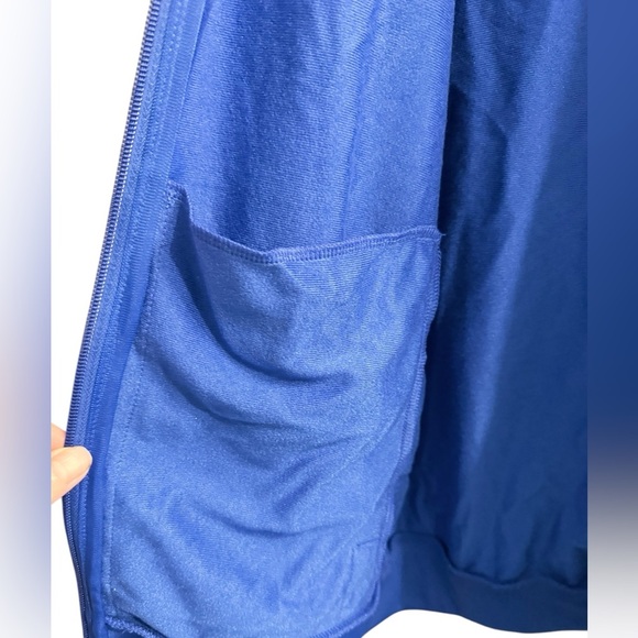 Adidas Men's Blue zip up front Track Jacket in Small NWT - Picture 7 of 11